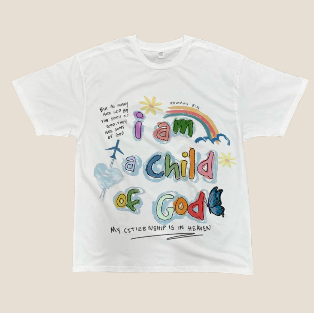 I Am a Child of God Kids Tee