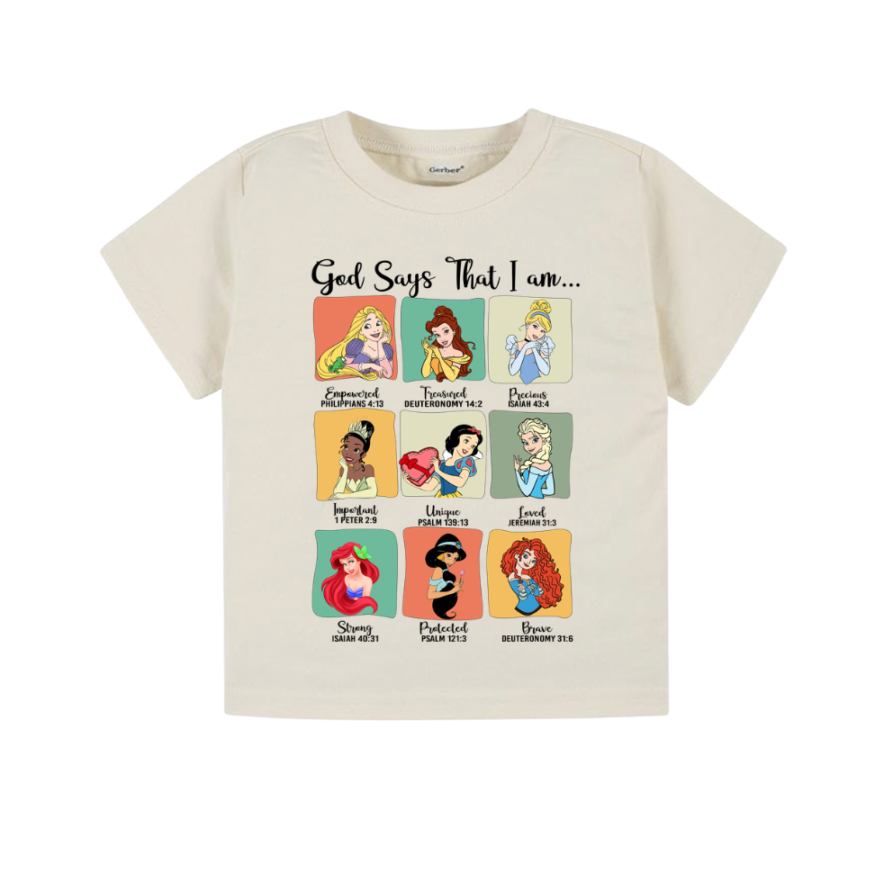 God Says That I Am… Toddler Tee