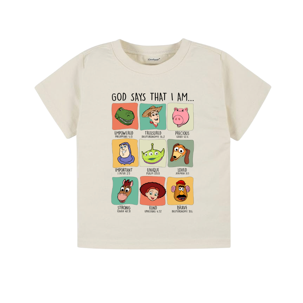 God Says That I Am… Toddler Tee