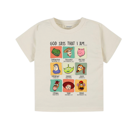 God Says That I Am… Toddler Tee